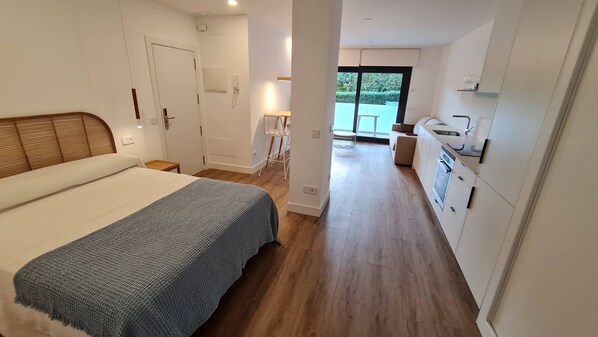 1 soverom, strykejern/-brett, wi-fi og sengetøy