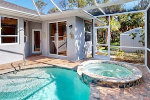 Una piscina climatizada