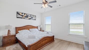 4 bedrooms, iron/ironing board, travel cot, free WiFi