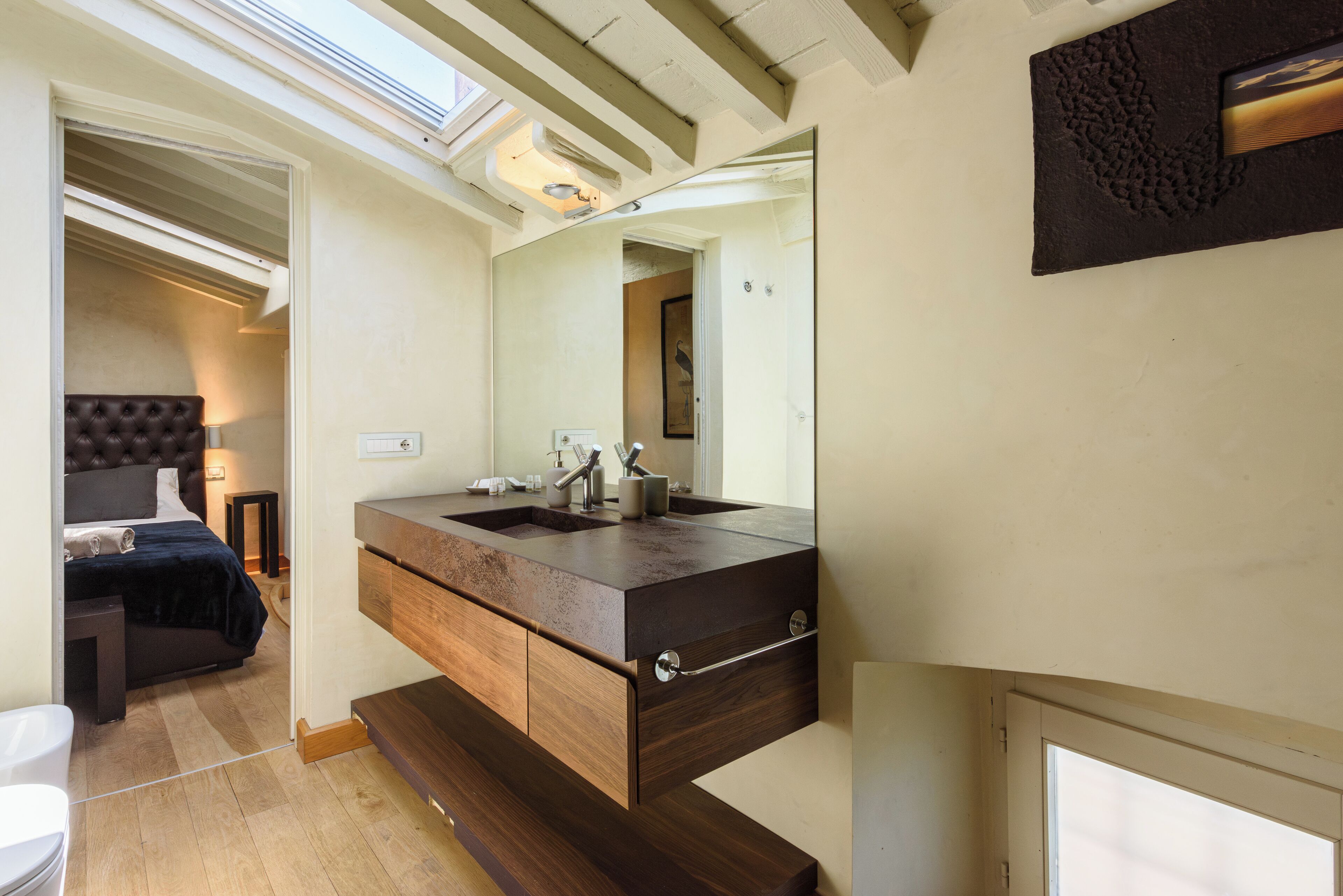Dusche, Haartrockner, Bidet, Seife