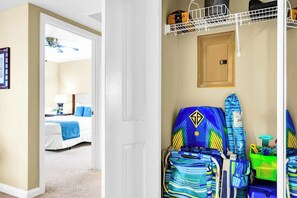 2 bedrooms, iron/ironing board, travel cot, free WiFi
