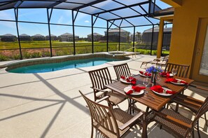 Dining - 6Bed Pool Hm Solterra Resort,Spa, Game Rm-4183OD (Davenport)