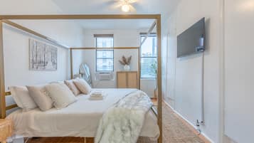 1 chambre, fer et planche Ă repasser, Wi-Fi, draps fournis