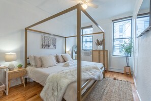 1 chambre, fer et planche Ă repasser, Wi-Fi, draps fournis