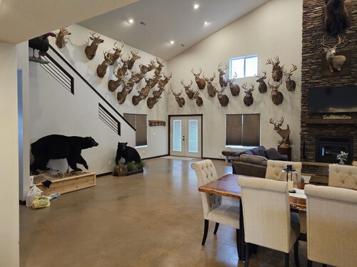 Spacious modern lodge outside of city