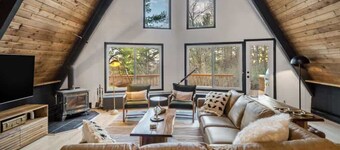 Camp S’mores- Modern A-Frame with Pool
