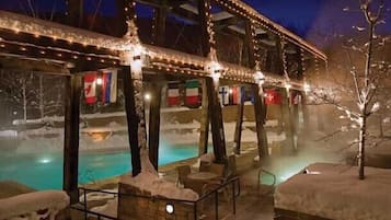 Indoor pool, outdoor pool