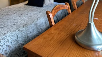 1 bedroom, iron/ironing board, bed sheets