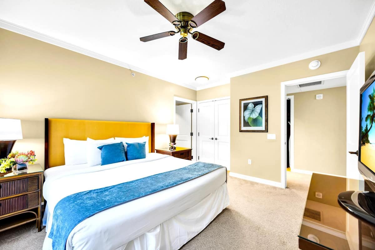 วิลล่า, 2 ห้องนอน (Oceanfront, Sleeps 6 (HKK-213)) | 2 ห้องน  อน, เตารีด/โต๊ะรีดผ้า, ผ้าปูที่นอน