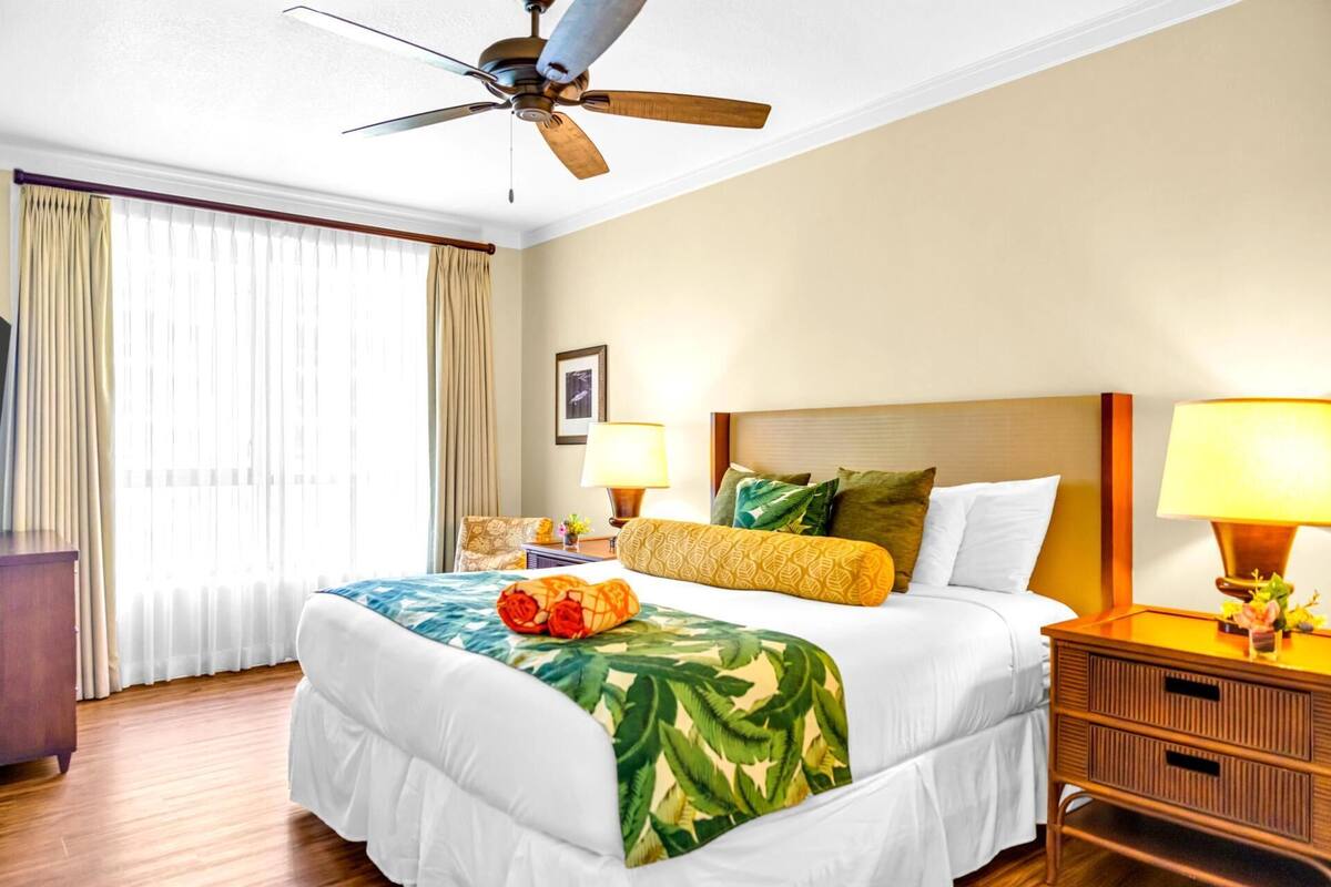 วิลล่า, 2 ห้องนอน (Ocean View, Sleeps 6 (HKK-203)) | 2 ห้องนอน, เตารีด/โต๊ะรีดผ้า, ผ้าปูที่นอน