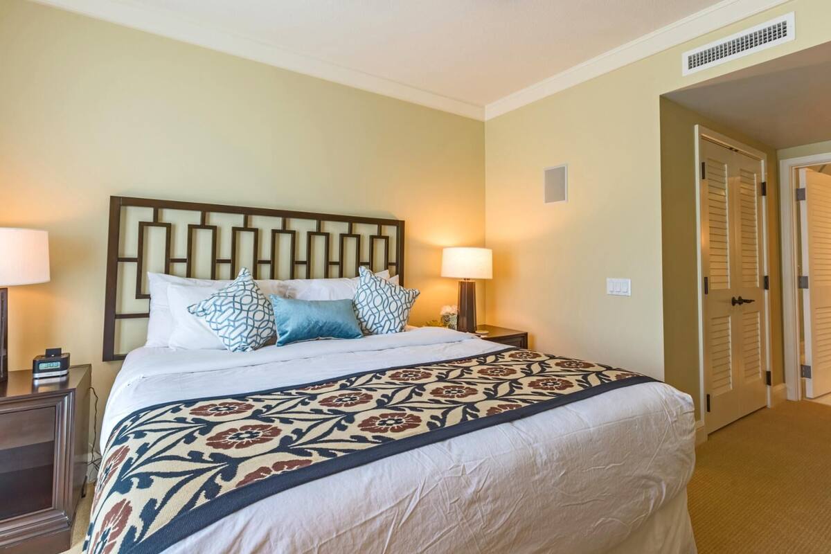 วิลล่า, 3 ห้องนอน (Oceanfront, BBQSleeps 8 (HKK-450)) | 2 ห้องนอน, เตารีด/โต๊ะรีดผ้า, ผ้าปูที่นอน