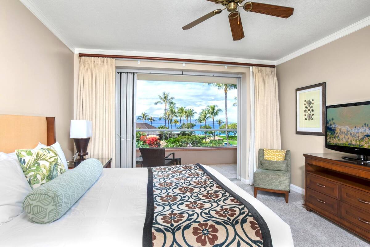 วิลล่า, 2 ห้องนอน (Oceanfront, Sleeps 6 (HKK-201)) | 2 ห้อง  นอน, เตารีด/โต๊ะรีดผ้า, ผ้าปูที่นอน
