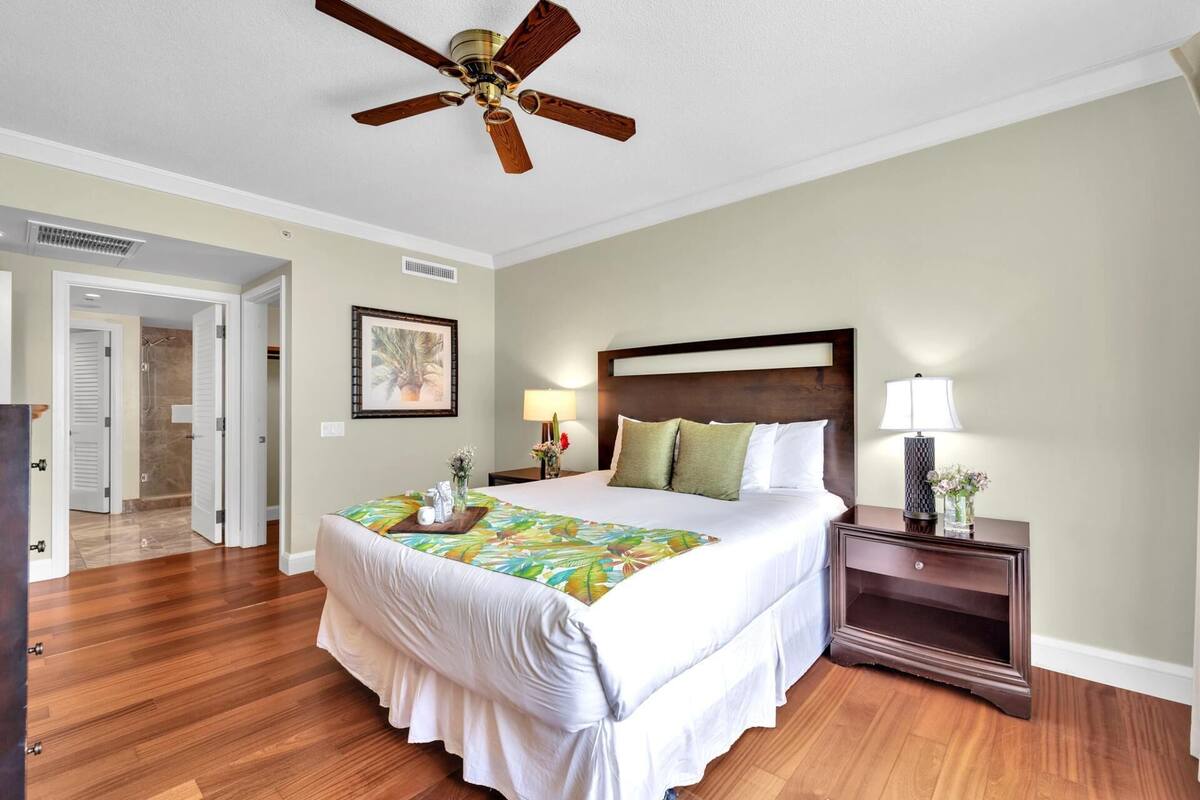 วิลล่า, 3 ห้องนอน (Ocean View, Sleeps 8 (HKK-349)) | 2 ห้องนอน, เตารีด/โต๊ะรีดผ้า, ผ้าปูที่นอน