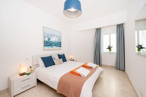 2 多间卧室、免费 WiFi、床单