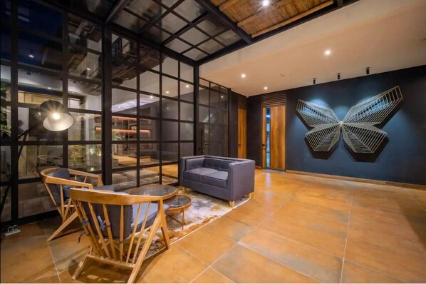 Lobby sitting area