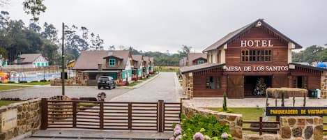 Majoituspaikan julkisivu