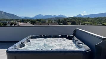 Idromassaggio all'aperto