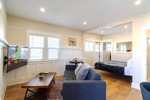 Smart TV, video library, offices