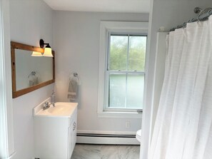 Towels, soap, toilet paper