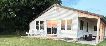 Cozy Farmhouse on 120 acres-  minutes from Traverse City, water, ski, ATV trails