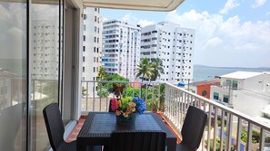 Familienapartment | Blick vom Balkon