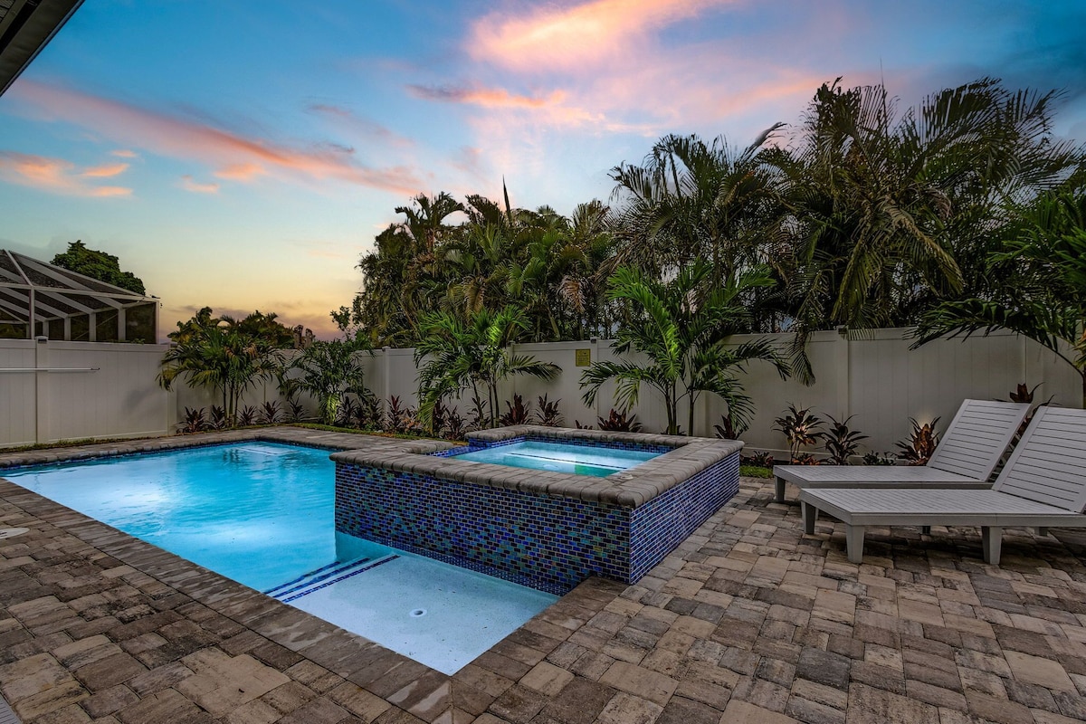 Photo 30 of Naples Vibes! Close to the 🏖️! Heated Pool&Spa, Lanai, Grill! Two Kings! Arcade!