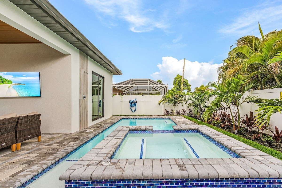 Photo 36 of Naples Vibes! Close to the 🏖️! Heated Pool&Spa, Lanai, Grill! Two Kings! Arcade!