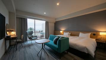 Camera Deluxe con 2 letti singoli, idromassaggio, vista oceano (Non Smoking) | Vasca idromassaggio privata