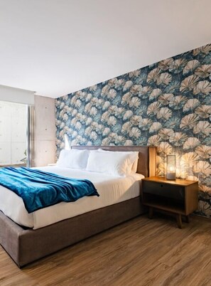 1 habitación, tabla de planchar con plancha, wifi y ropa de cama