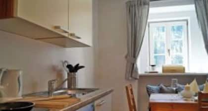 Appartement "Priestereck" avec vue sur les montagnes, terrasse partagée et Wi-Fi