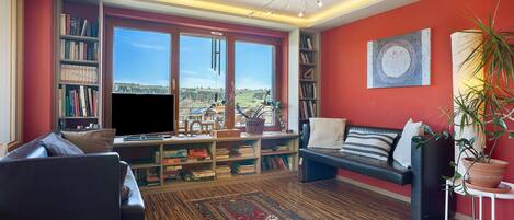 TV, fireplace, DVD player, stereo