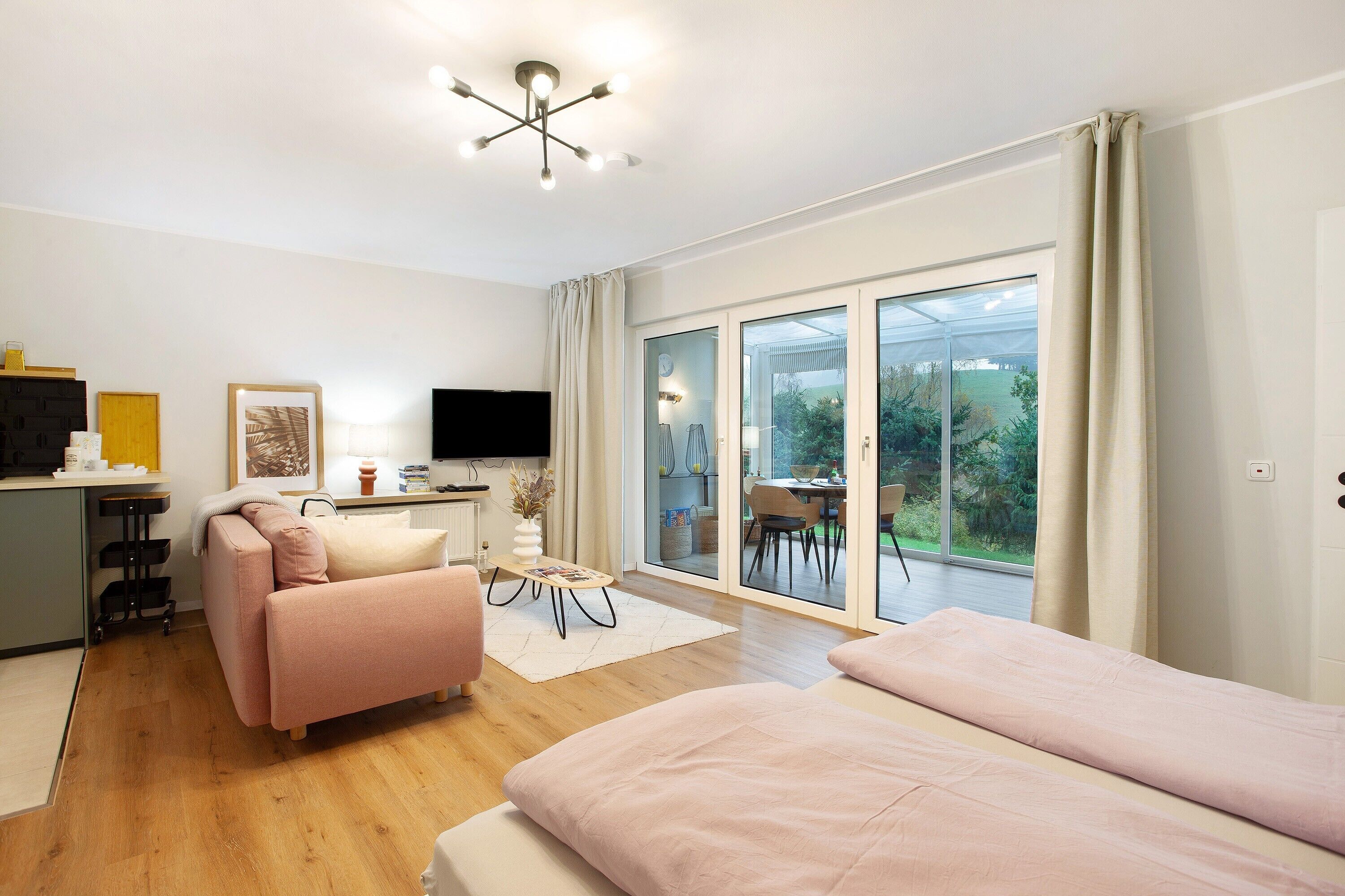 1 Schlafzimmer, Bügeleisen/Bügelbrett, kostenloses WLAN, Bettwäsche