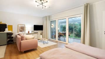 1 Schlafzimmer, Bügeleisen/Bügelbrett, kostenloses WLAN, Bettwäsche