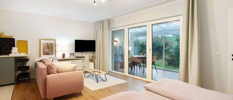 1 Schlafzimmer, Bügeleisen/Bügelbrett, kostenloses WLAN, Bettwäsche