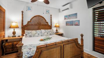 1 bedroom, iron/ironing board, travel crib, free WiFi
