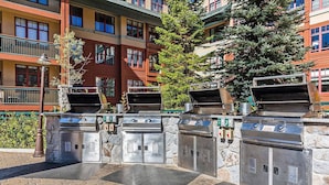 A multi-story building with a stone facade and balconies. - Marriott's Timber Lodge - Ski-In & Ski-Out - Sleeps 8! (South Lake Tahoe)