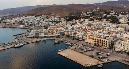 Studio Apartment 'Kleris Apartment 8 Tinos' with Sea View, Wi-Fi and Air Conditioning