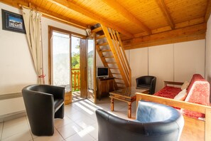 TV, DVD player, stereo - Apartment 'Appartement 10' with Mountain View, Shared Garden and Wi-Fi (Saint-Sorlin-d'Arves)