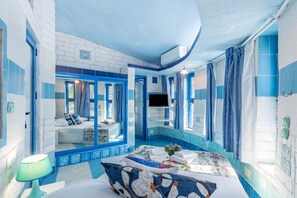 1 bedroom, iron/ironing board, free WiFi, bed sheets - Apartment 'Paco's Resort Superior Villa  6' with Sea View, Wi-Fi and Air Conditioning (Paxoi)