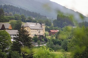 Exterior - Holiday Apartment 'Ansitz Baumannhof Gotik' with Mountain View, Shared Garden and Wi-Fi (Falzes)