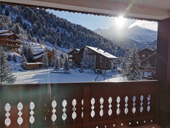 Property grounds - Cozy apartment in Méribel with balcony and garage (Méribel)