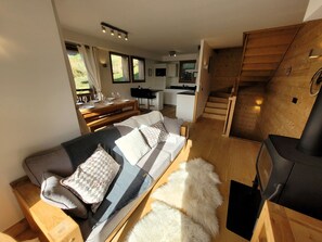 Fernseher, Kamin