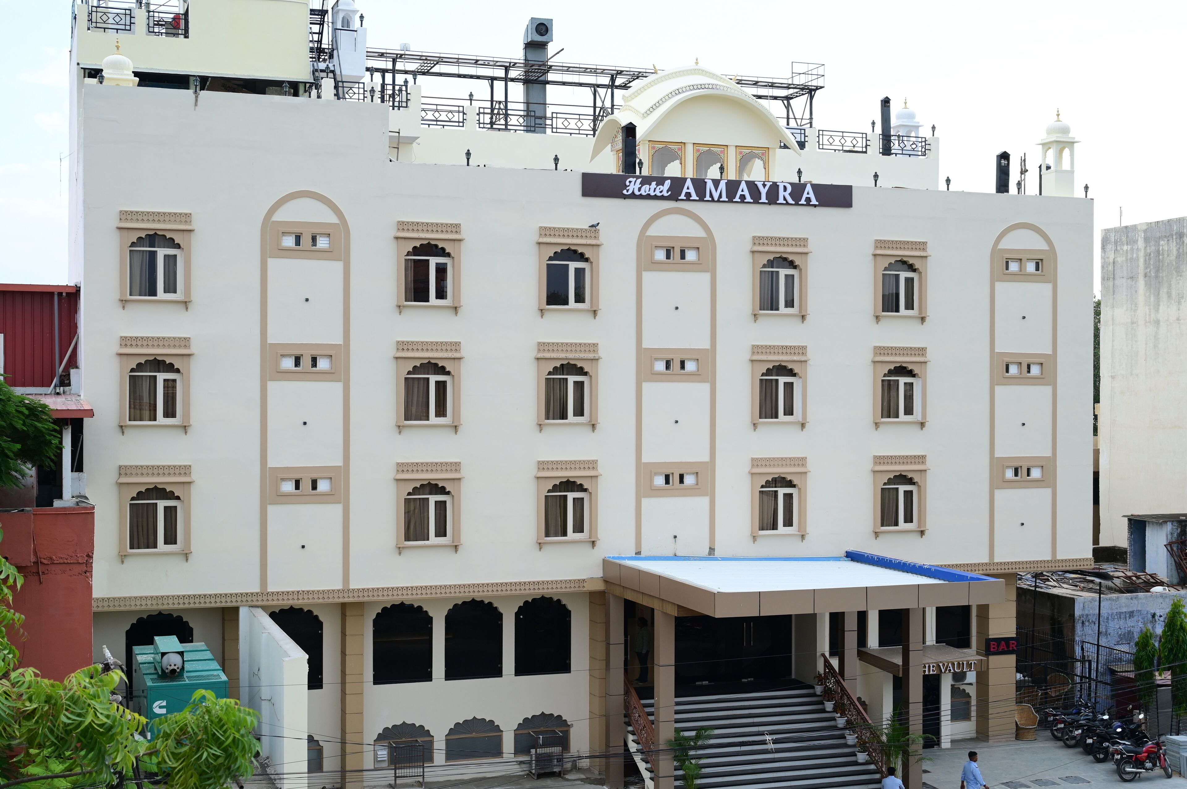 Voorkant van accommodatie