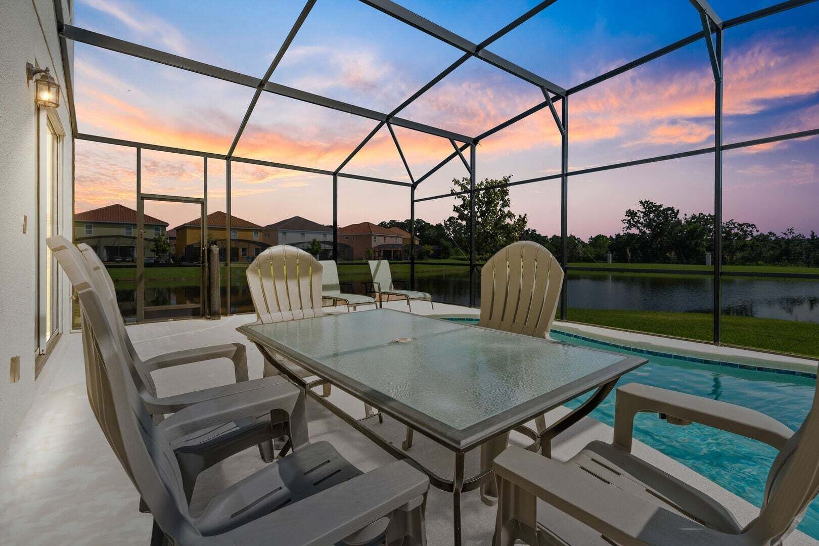Una piscina climatizada
