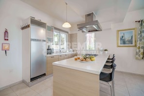 Coffee/tea maker, fridge, microwave, oven - 3BR Villa with Private Pool - Sophie by Premier (Paralimni)