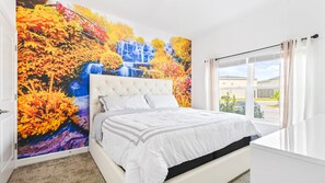 4 habitaciones, tabla de planchar con plancha, wifi y ropa de cama 