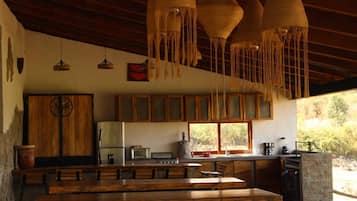 Deluxe Villa, 6 Bedrooms, Balcony, Mountain View | Private kitchen | Shared fridge, microwave, coffee/tea maker, electric kettle