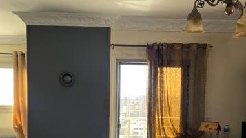 Shared Dormitory, 1 Bedroom, Balcony, City View | Living area