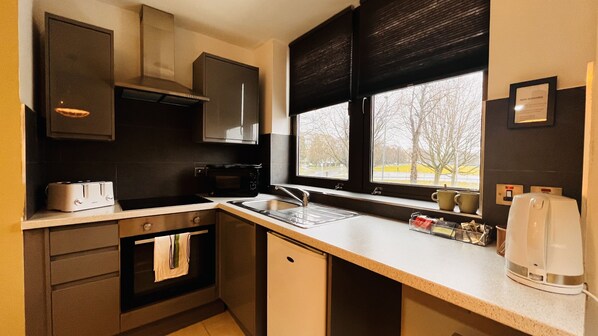 Economy Apartment, 1 Double Bed | Private kitchen