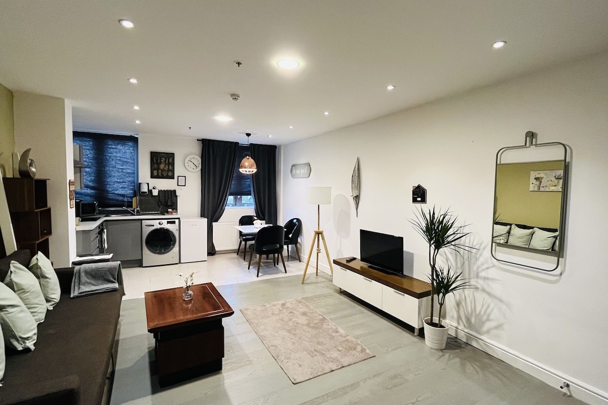 Superior Apartment, 1 Katil Kelamin (Double) dengan Katil Sofa | Ruang tamu | 32 inci televisyen LED dengan digital